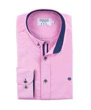 Mish Mash- Pink Regular Fit Summit Oxford Long Sleeve Shirt
