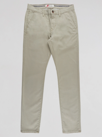 Mish Mash- Desert Sage Mid Stretch Bromley Slim Fit Chino Trouser