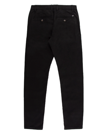 Mish Mash- Black Mid Stretch Bromley Slim Fit Chino Trouser