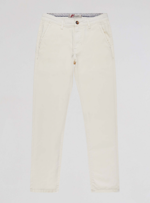 Mish Mash- Gardenia Mid Stretch Bromley Slim Fit Chino Trouser