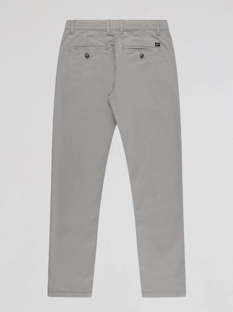 Mish Mash- Light Grey Mid Stretch Bromley Slim Fit Chino Trouser