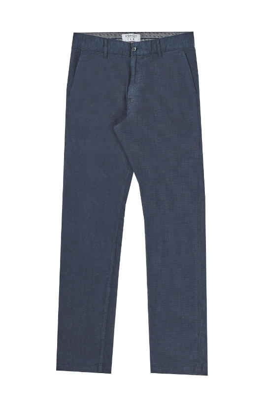 Mish Mash- Navy Mid Stretch Bromley Slim Fit Chino Trouser