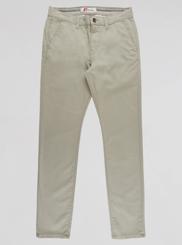 Mish Mash- Desert Sage Mid Stretch Bromley Tapered Fit Chino Trouser