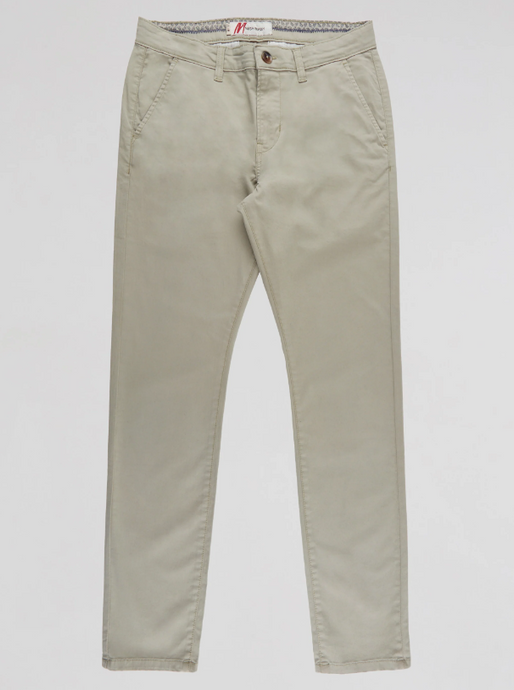 Mish Mash- Desert Sage Mid Stretch Bromley Tapered Fit Chino Trouser