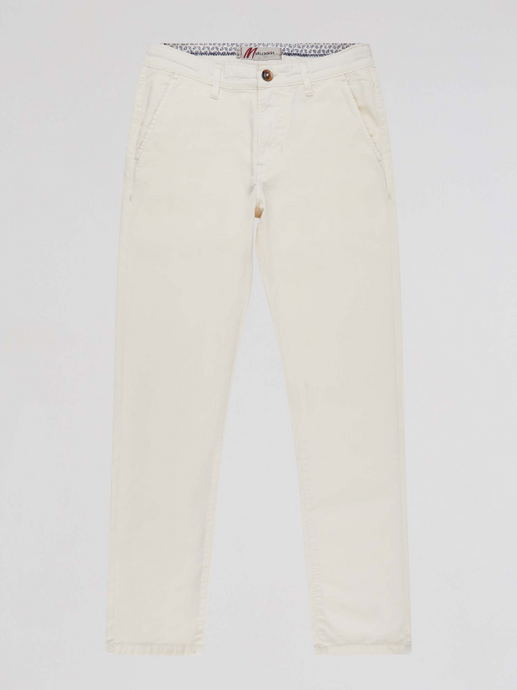 Mish Mash- Gardenia Mid Stretch Bromley Tapered Fit Chino Trouser