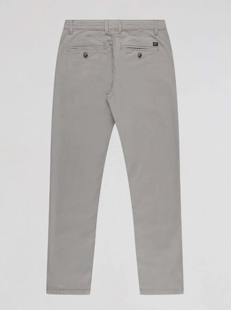 Mish Mash- Light Grey Mid Stretch Bromley Tapered Fit Chino Trouser