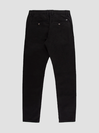 Mish Mash- Black Mid Stretch Bromley Tapered Fit Chino Trouser