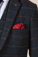 Marc Darcy- Eton Navy Blue Check Tweed Blazer