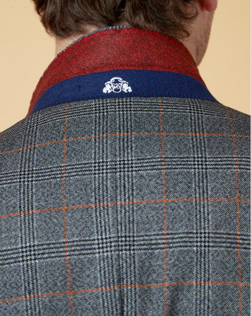Marc Darcy- Jenson Grey Check Blazer