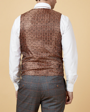 Marc Darcy- Jenson Grey Check Waistcoat