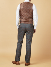 Marc Darcy- Jenson Grey Check Waistcoat
