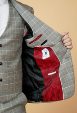 Marc Darcy- Ross Grey Check Blazer