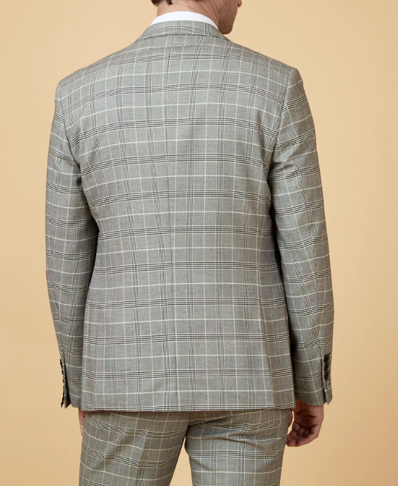 Marc Darcy- Ross Grey Check Blazer