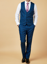 Marc Darcy- Jerry Blue Check Waistcoat
