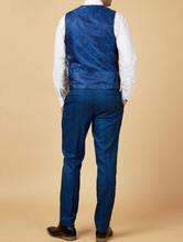 Marc Darcy- Jerry Blue Check Waistcoat