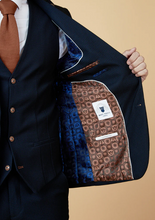 Marc Darcy- Max Navy Blazer With Contrast Buttons
