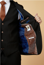Marc Darcy- Max Black Blazer With Contrast Buttons