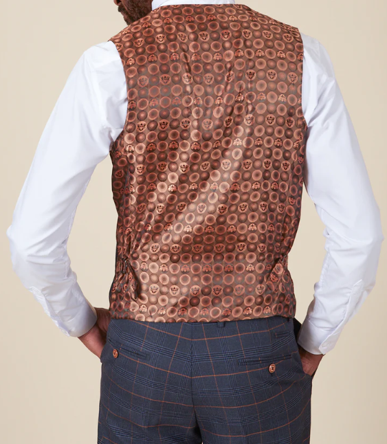 Marc Darcy- Jenson Marine Check Waistcoat