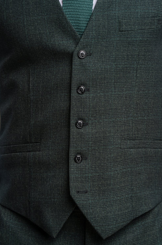 House of Cavani- Caridi Olive Waistcoat