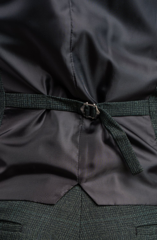 House of Cavani- Caridi Olive Waistcoat