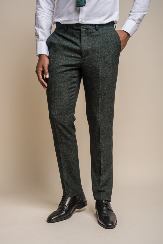 House of Cavani- Caridi Olive Trouser