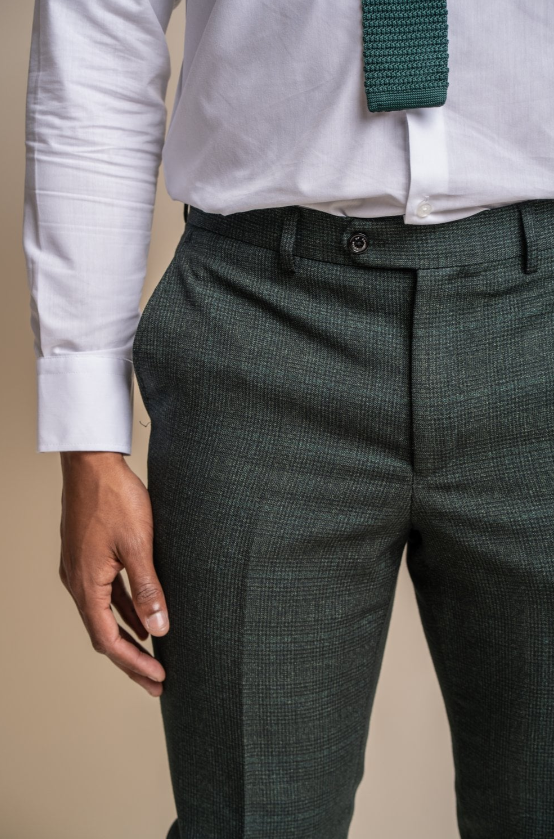 House of Cavani- Caridi Olive Trouser