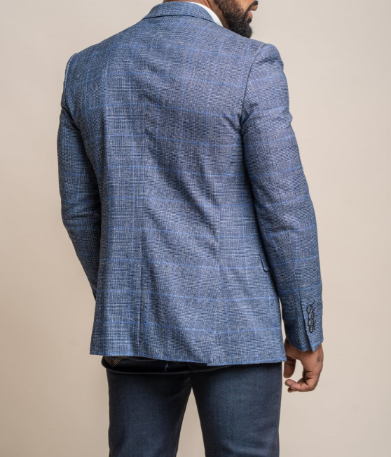 House of Cavani- Phantom Blue Blazer