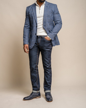 House of Cavani- Phantom Blue Blazer