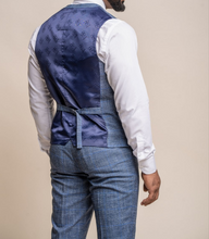 House of Cavani- Phantom Blue Waistcoat