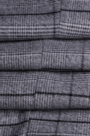 House of Cavani- Ghost Grey/Black Tweed Check Trouser