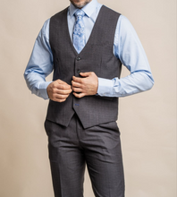 House of Cavani- Seeba Graphite Waistcoat