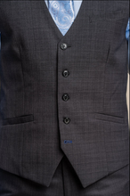 House of Cavani- Seeba Graphite Waistcoat