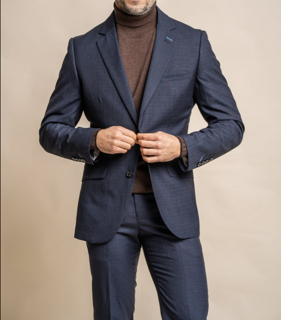 House of Cavani- Seeba Navy Blazer