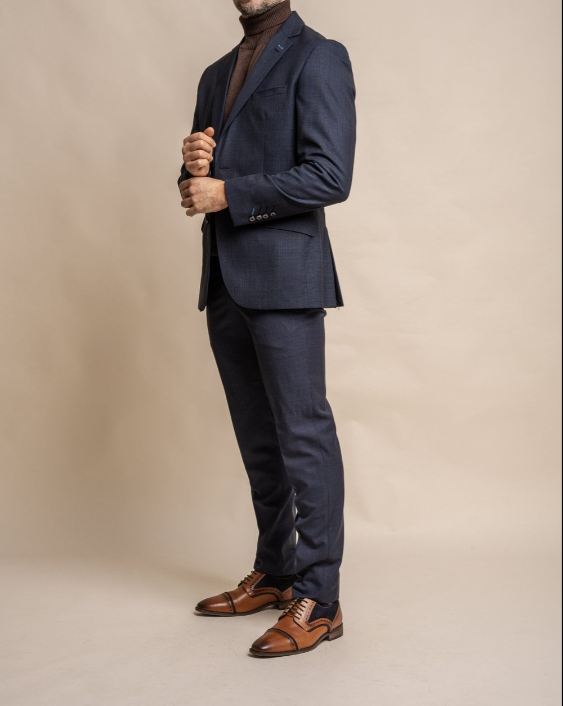 House of Cavani- Seeba Navy Blazer