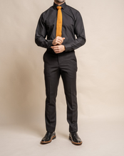 House of Cavani- Marco Black Slim Fit Trouser