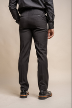 House of Cavani- Marco Black Slim Fit Trouser
