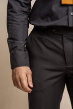 House of Cavani- Marco Black Slim Fit Trouser