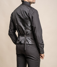 House of Cavani- Marco Black Waistcoat