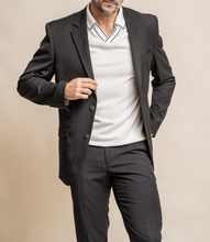 House of Cavani- Marco Black Slim Fit Blazer