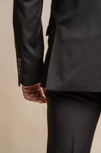 House of Cavani- Marco Black Slim Fit Blazer