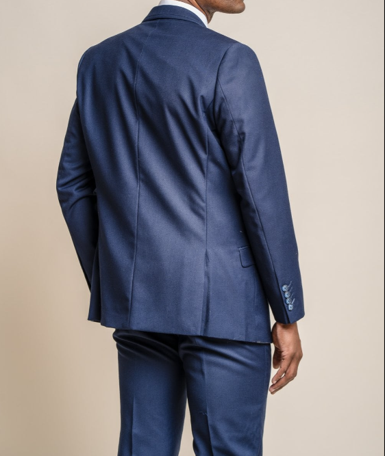 House of Cavani- Jefferson Navy Slim Fit Blazer