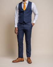 House of Cavani- Jefferson Navy Waistcoat