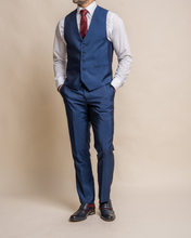 House of Cavani- Ford Blue Waistcoat