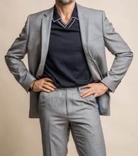 House of Cavani- Reegan Grey Slim Fit Blazer