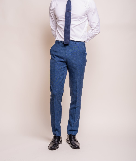 House of Cavani- Miami Blue Slim Fit Trouser