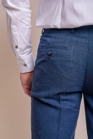 House of Cavani- Miami Blue Slim Fit Trouser