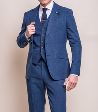 House of Cavani- Miami Blue Slim Fit Blazer