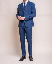 House of Cavani- Miami Blue Slim Fit Blazer