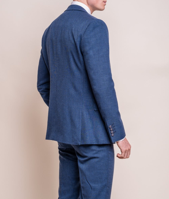 House of Cavani- Miami Blue Slim Fit Blazer