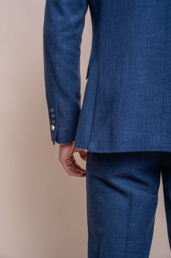 House of Cavani- Miami Blue Slim Fit Blazer